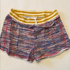Matilda Jane Multicolor Knit Shorts with Gold Waistband